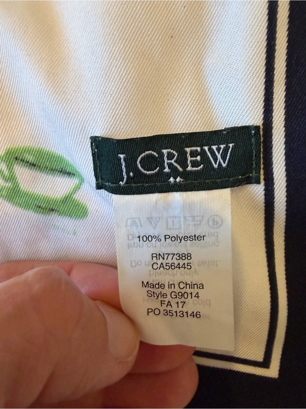 J. Crew Paris Square Scarf 🥖🚲🇫🇷